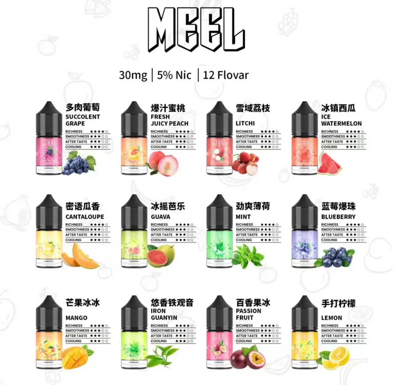 meel煙油